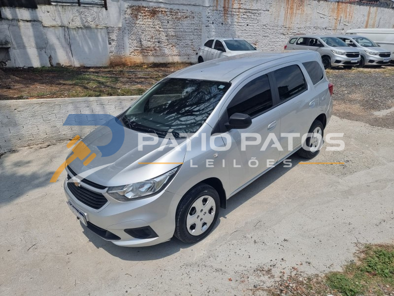 CHEVROLET SPIN 1.8L MT LS E.; 2021/2021; PRATA; ALCO.GASOL
