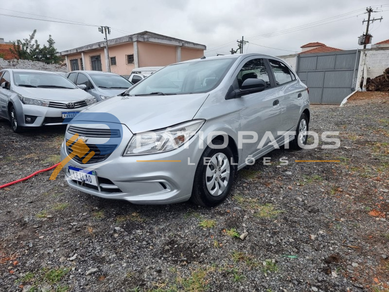 CHEVROLET ONIX 10MT JOYE; 2018/2019; PRATA; ALCO.GASOL