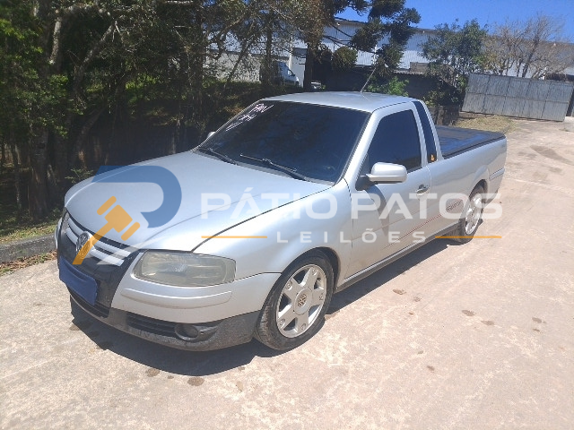 VOLKSWAGEN - SAVEIRO 1.6 SUPERSURF 2007/2007; PRATA; ALCO.GASOL