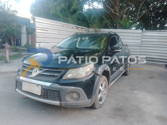 VOLKSWAGEN - SAVEIRO 1.6 CE CROSS 2011/2012; PRETA; ALCO.GASOL
