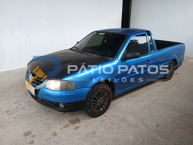 VOLKSWAGEN - SAVEIRO 1.6 2006/2006; AZUL; ALCO.GASOL