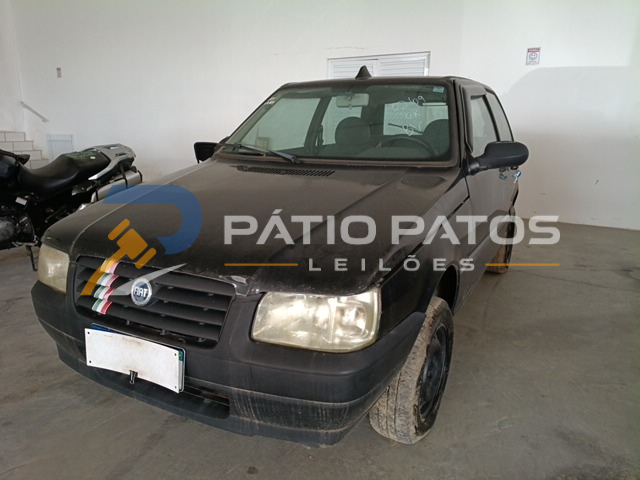 FIAT - UNO MILLE FIRE FLEX 2008/2008; PRETA; ALCO.GASOL