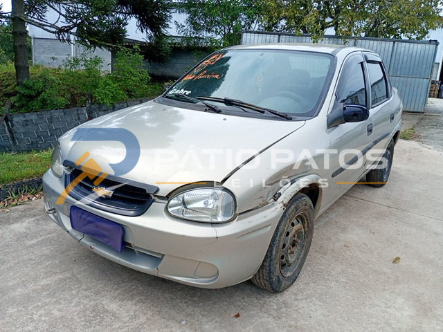GM - CORSA CLASSIC 2004/2004; BEGE; GASOLINA