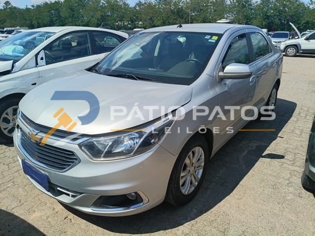 CHEVROLET - COBALT 18M LTZ  2017/2017; PRATA; ALCO.GASOL