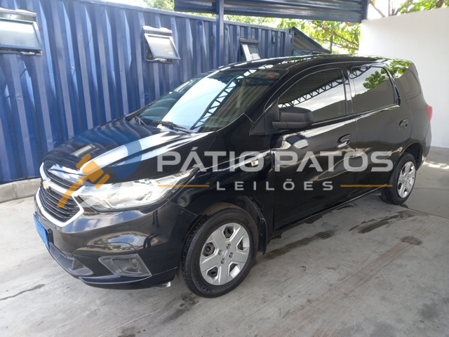 CHEVROLET - SPIN 1.8L MT LS E 2020/2021; PRETA; ALCO.GASOL