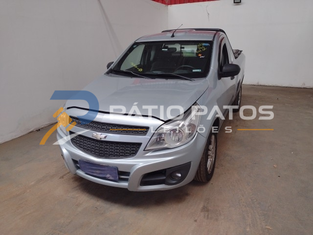 CHEVROLET - MONTANA LS 2012/2013; PRATA; ALCO.GASOL